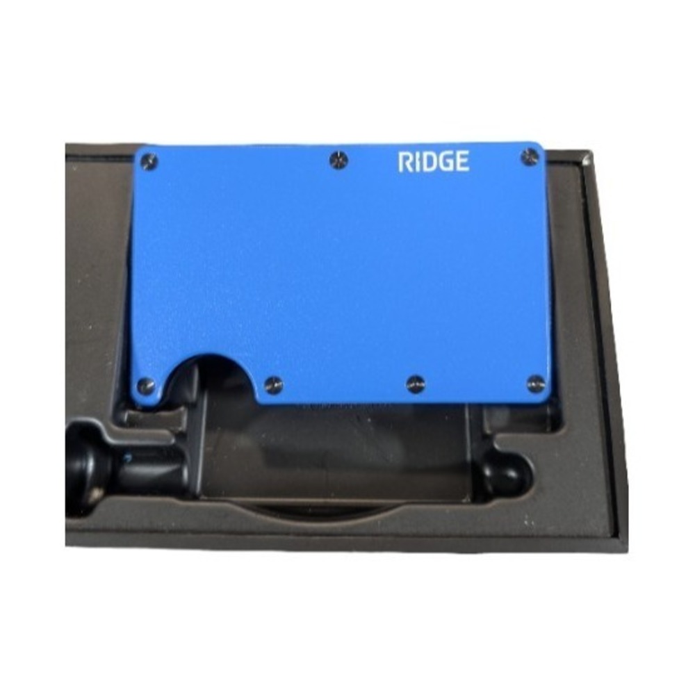Mm7U The Ridge Wallet Slim RFID Blocking Wallet, No Cash Strap, Blue Read⬇️